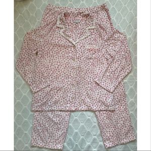 Anne Klein Super Soft PJs.Pink polka dots /white🌸